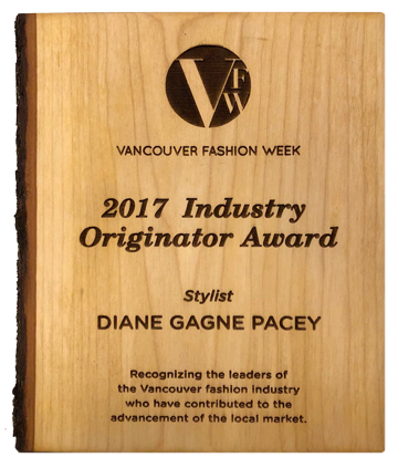 Vancouver Fashion Week Industry Innovator Award for Diane Gagne Pacey